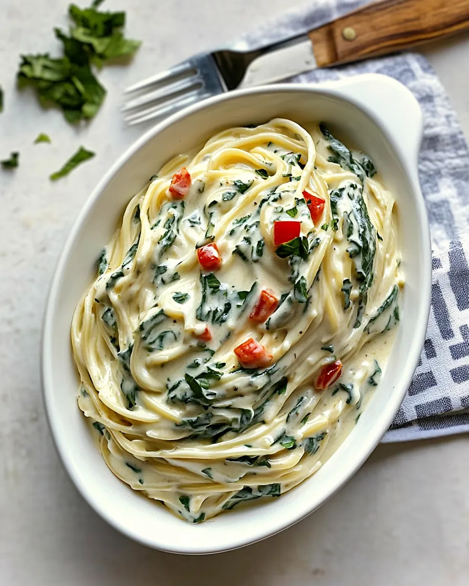 Savory 15-min Cashew Alfredo Sauce (Oil-free, Vegan) dish photo