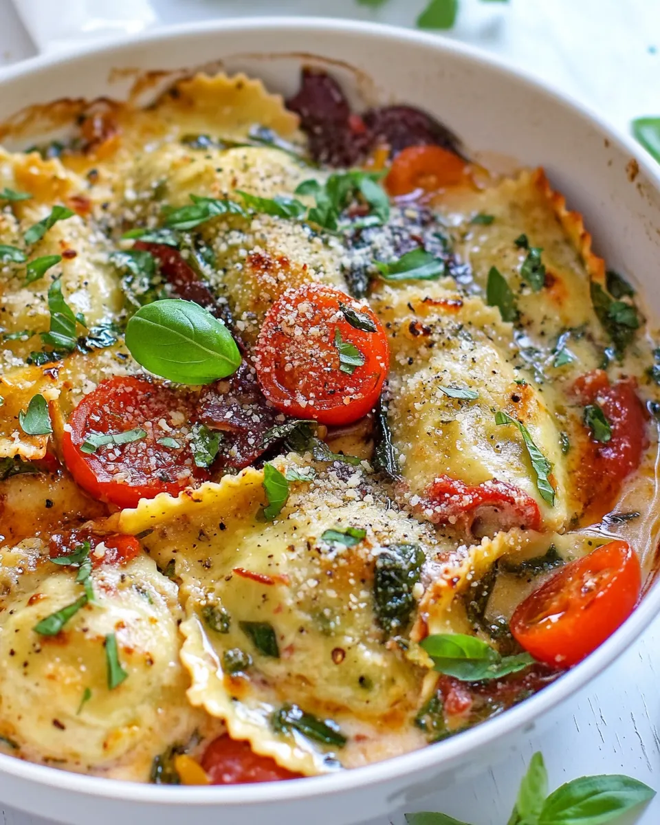 Quick 15 Minute One Pan Ravioli Recipe image