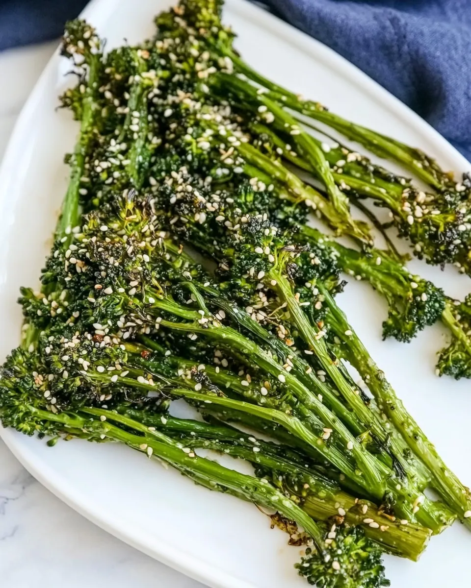 Delicious 20-Minute Sesame Roasted Broccolini image