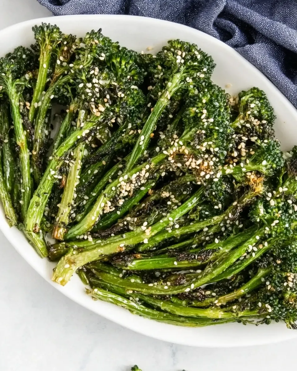 Quick 20-Minute Sesame Roasted Broccolini recipe photo