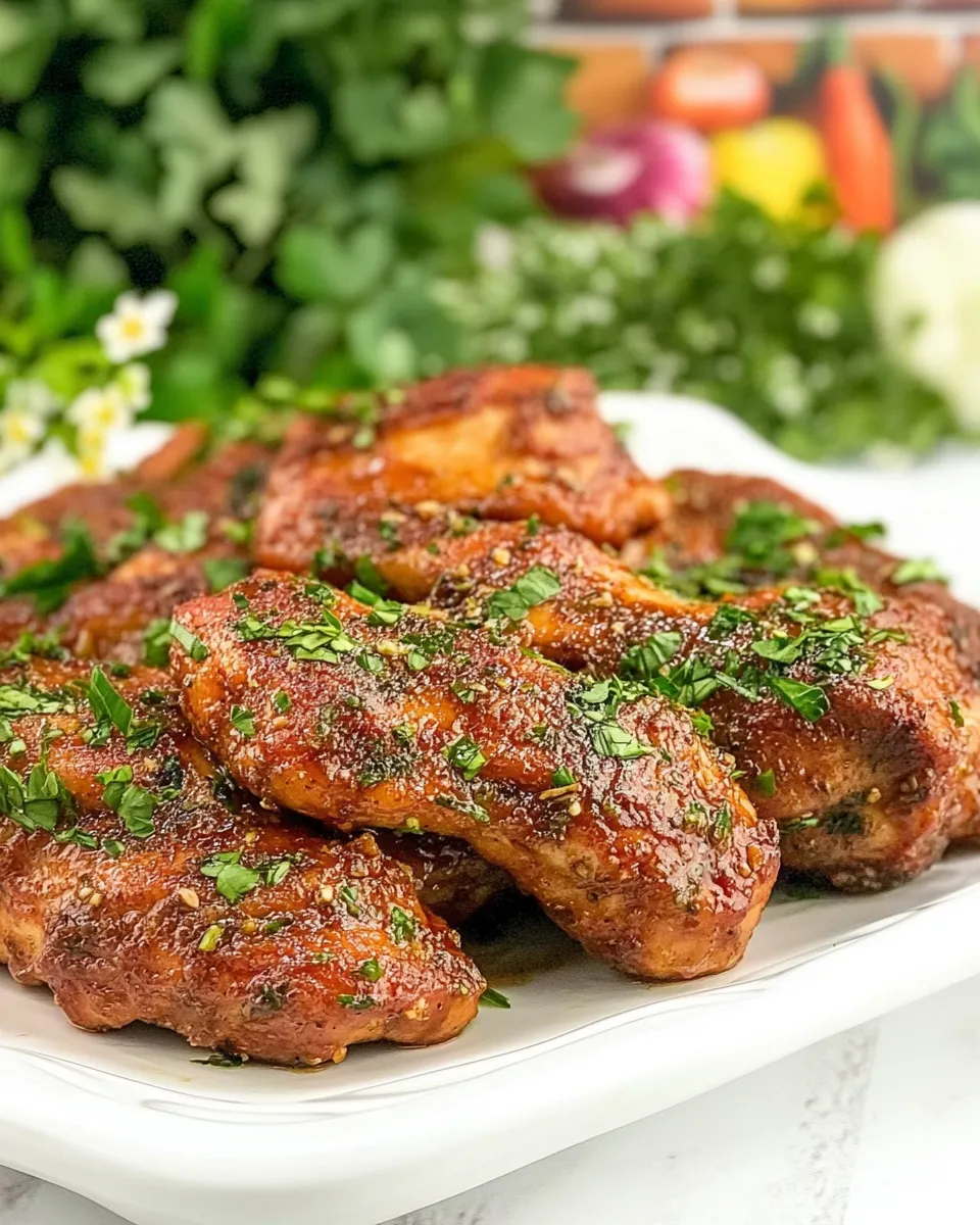 Healthy 3-Ingredient Marinated Chicken dish photo