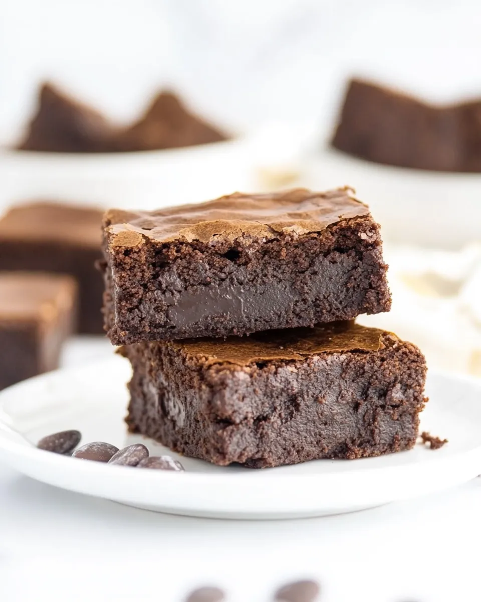 Easy 3-Ingredient Nutella Brownies photo