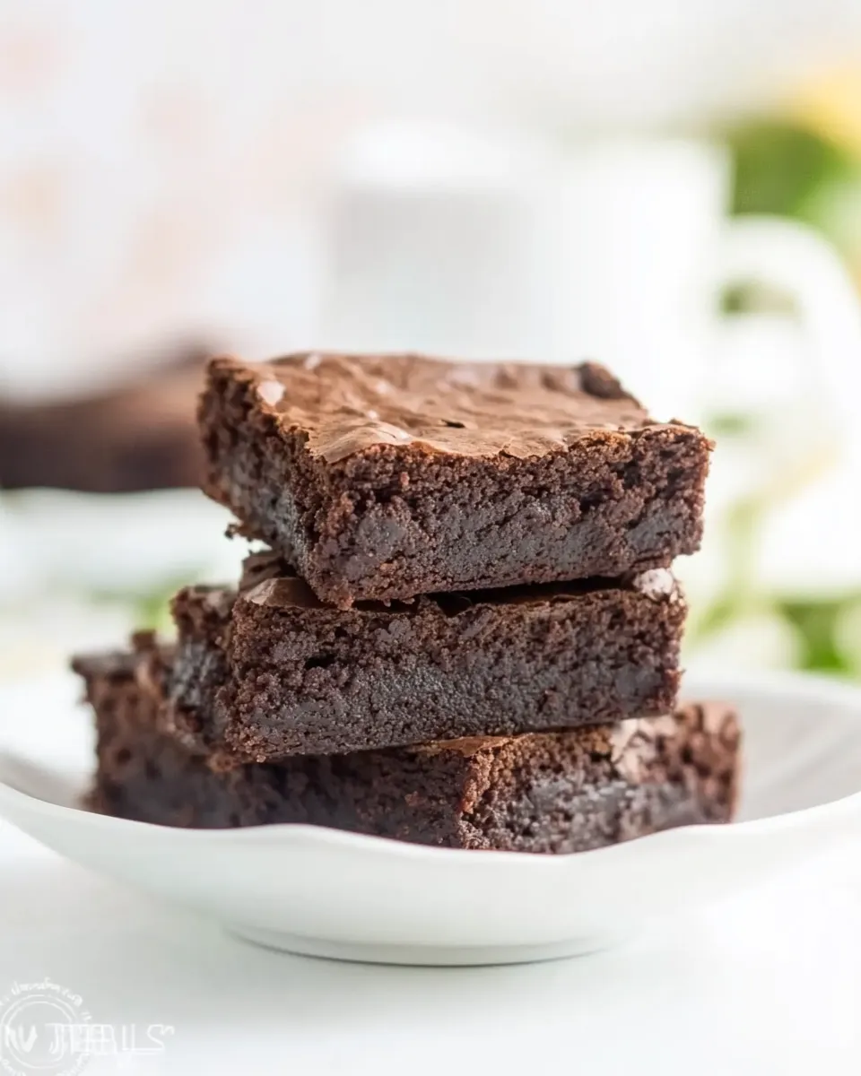 Quick 3-Ingredient Nutella Brownies recipe photo