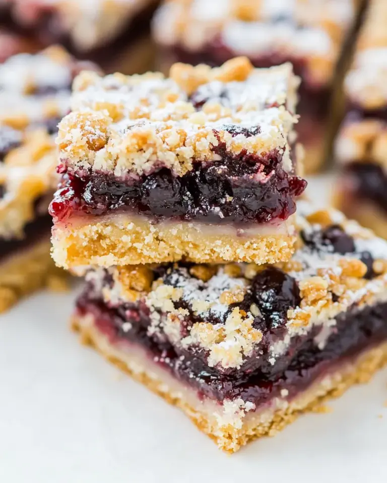 Homemade 5-Ingredient Low-Carb Cherry Pie Bars photo