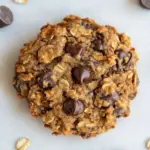 Easy 5-Ingredient Peanut Butter Oatmeal Chocolate Chip Cookies photo