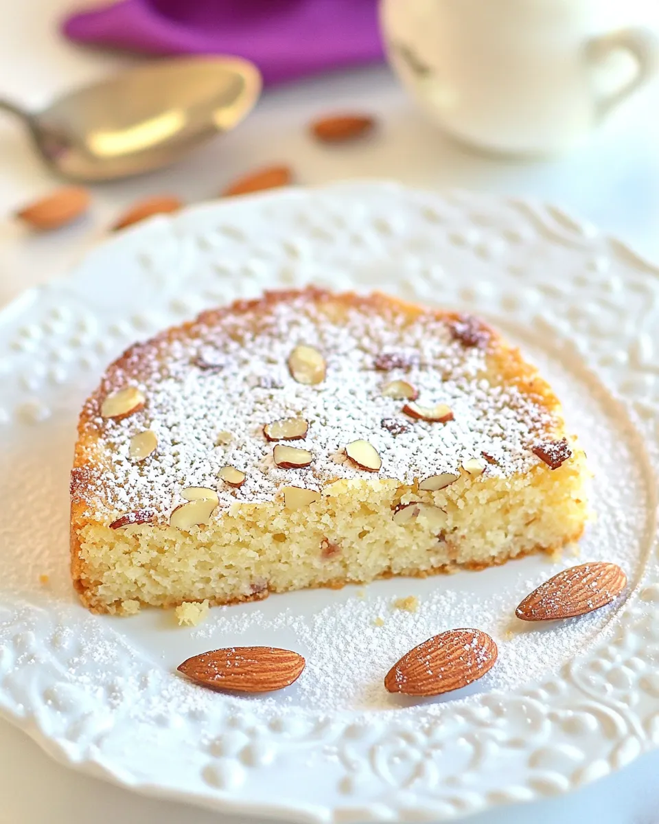 Easy 5-Minute Almond Cake photo