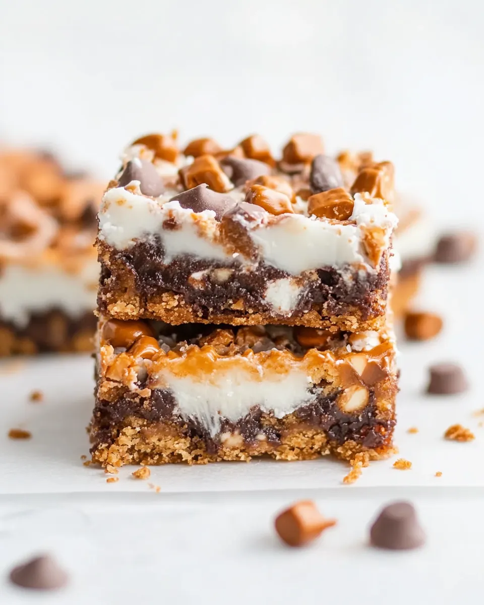 Easy 7 Layer Bars Recipe shot