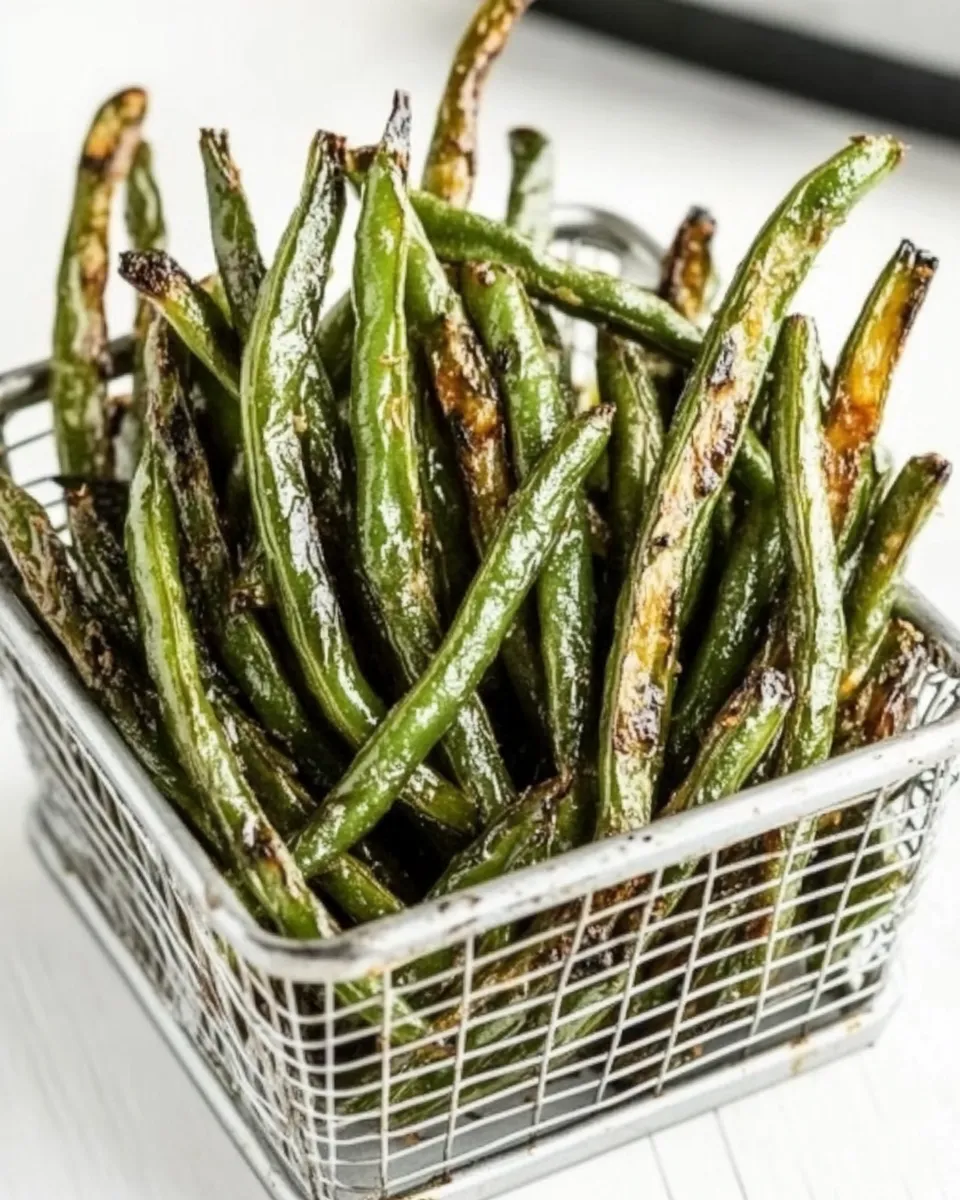 Healthy Air Fryer Asian Green Beans image