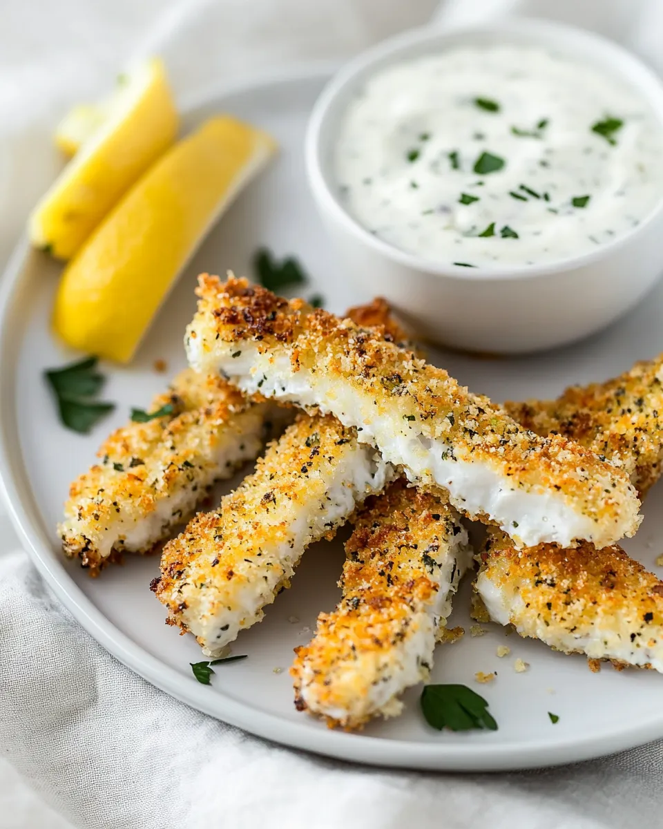 Easy Air Fryer Fish Sticks recipe photo