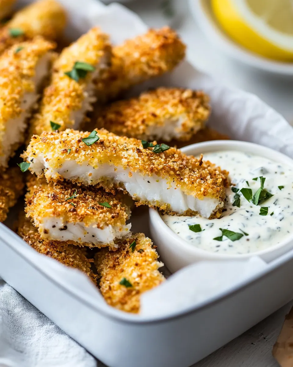 Delicious Air Fryer Fish Sticks shot