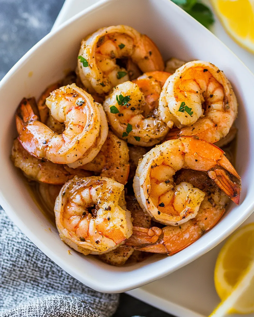 Homemade Air Fryer Garlic Shrimp Recipe photo