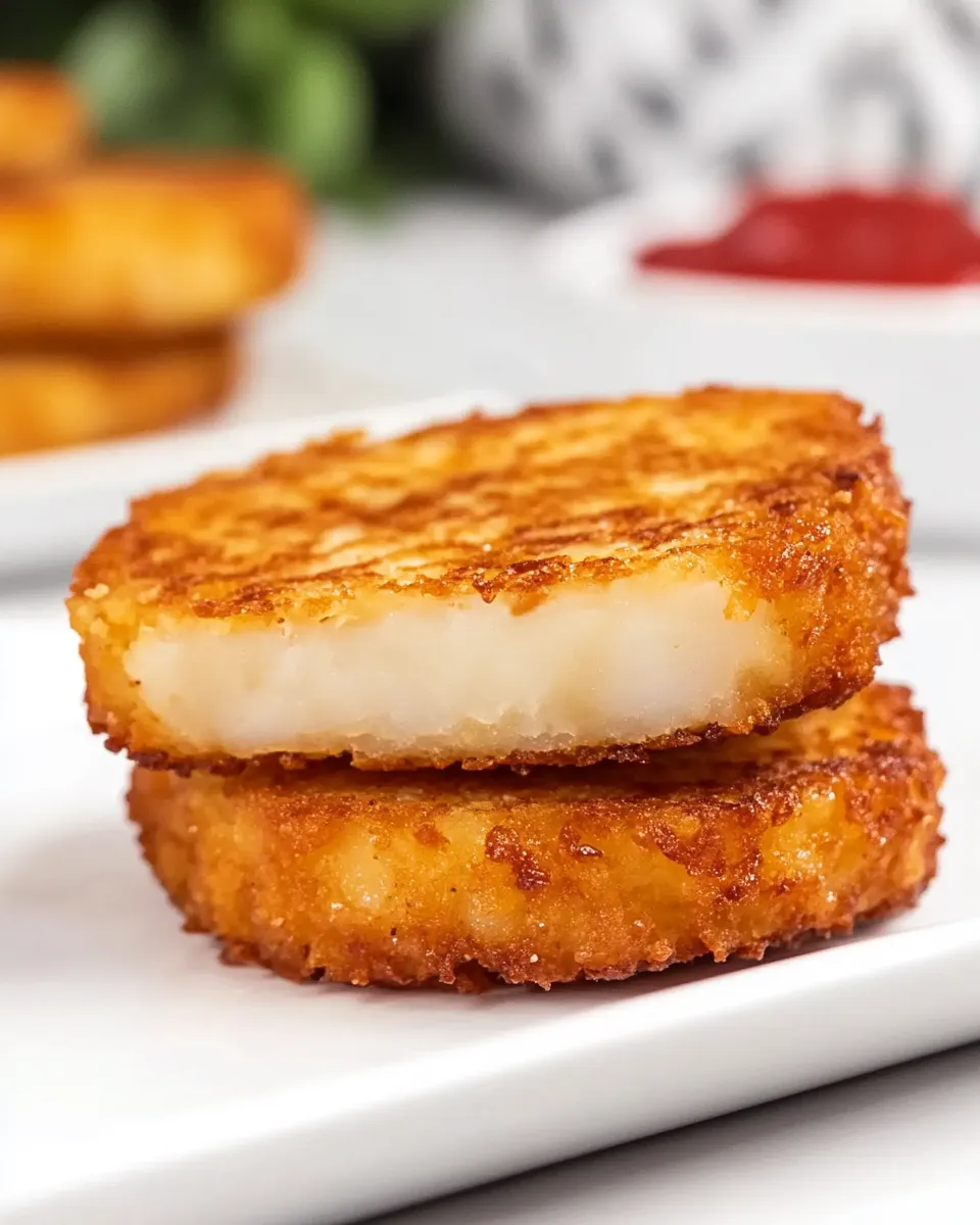 Delicious Air Fryer Hash Brown Patties shot