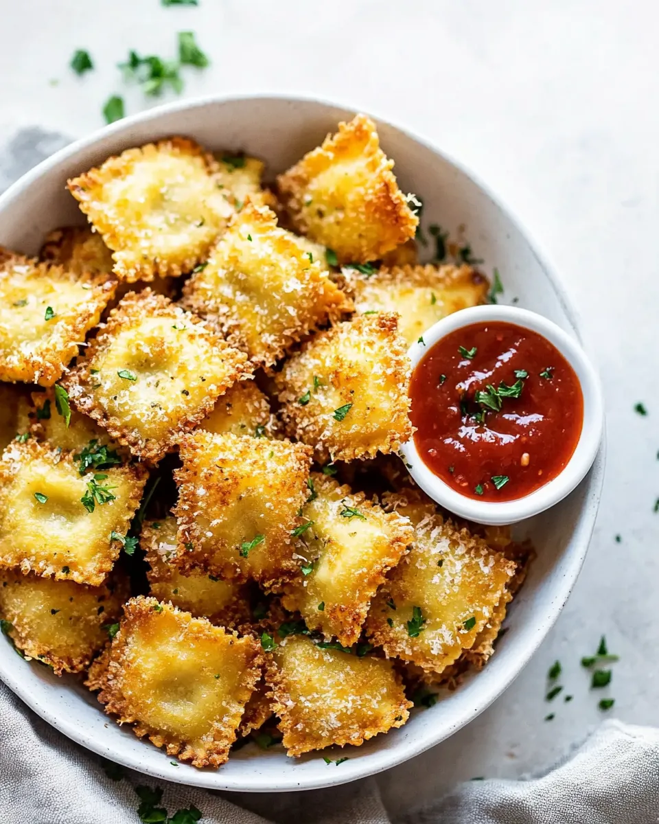 Easy Air Fryer Toasted Ravioli recipe photo
