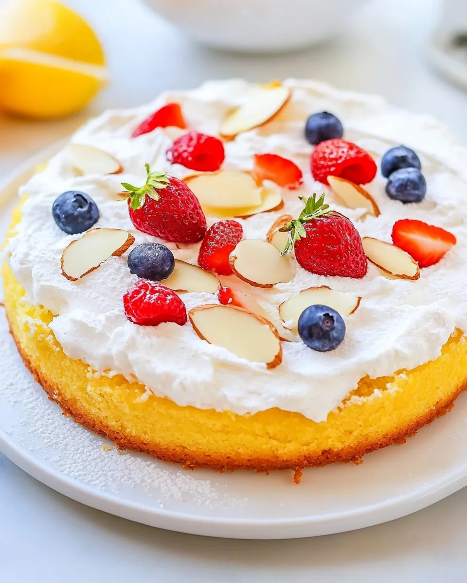 Homemade Almond Flour Cake photo