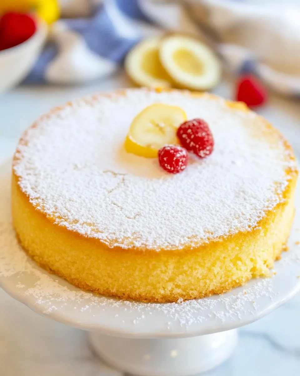 Delicious Almond Flour Cake shot