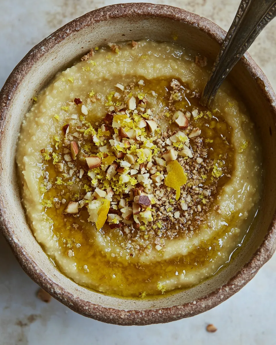 Healthy Amaranth Porridge with Maple-Meyer Lemon Curd recipe photo