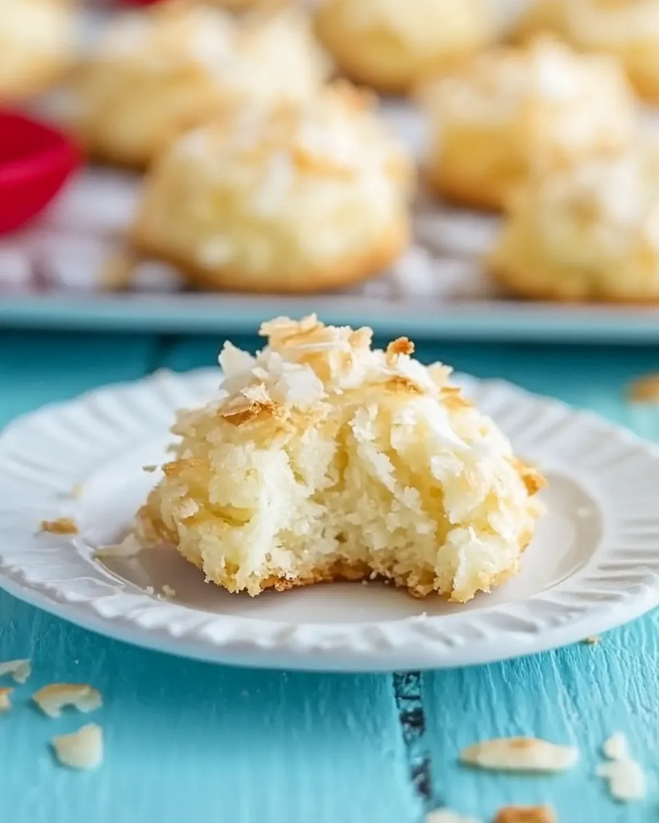 Easy Ambrosia Macaroons Recipe shot