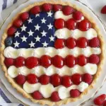 Homemade American Flag Fruit Tart photo