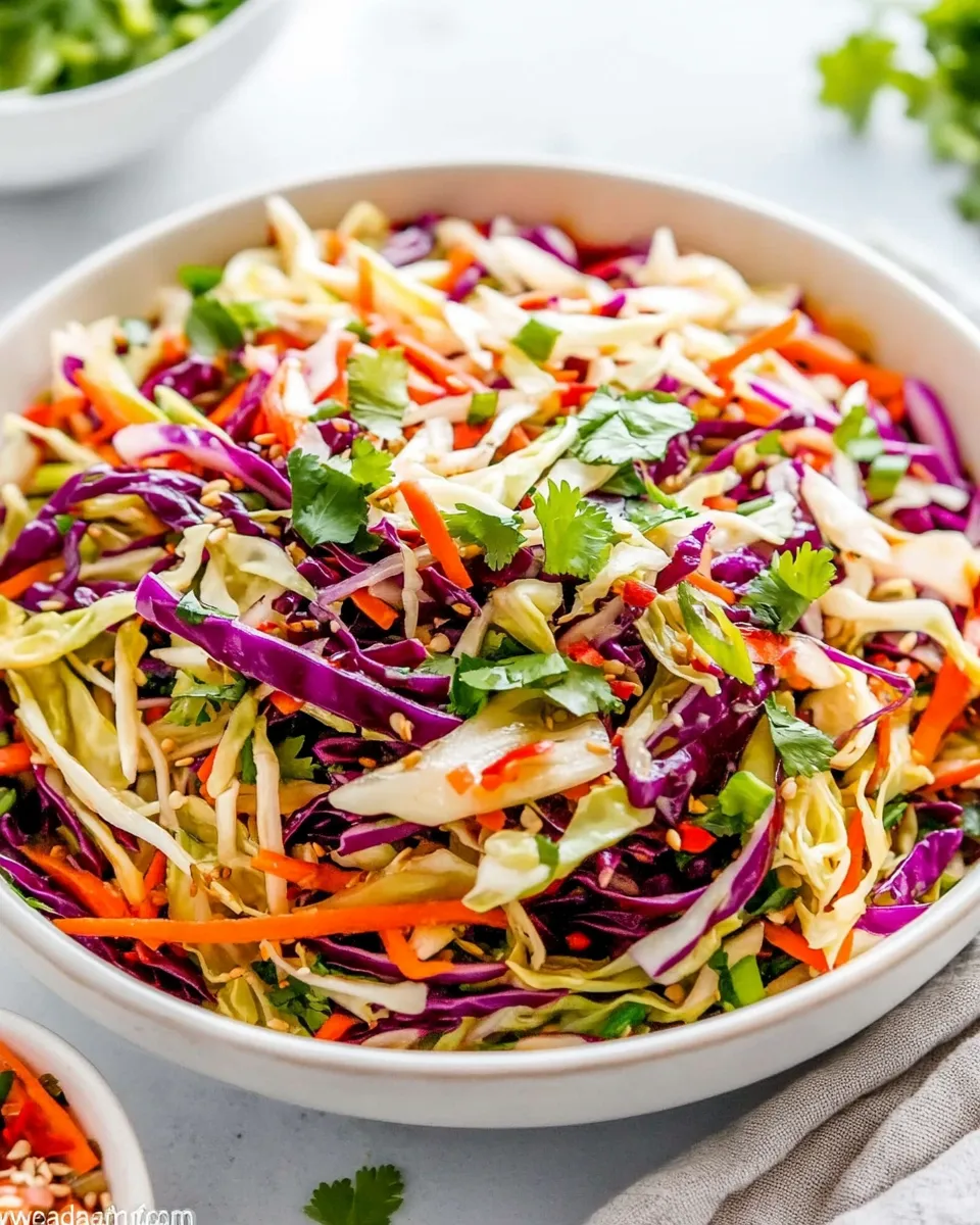 Easy Asian Cabbage Salad dish photo