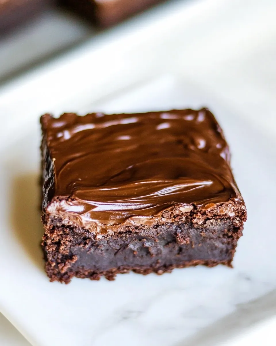 Easy Avocado Brownies recipe photo