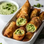 Homemade Avocado Egg Rolls (Guacamole Egg Roll Recipe) photo