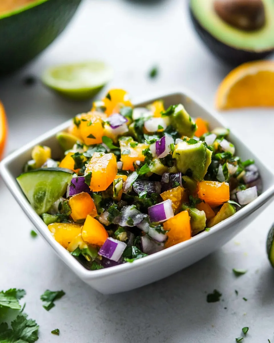 Easy Avocado Orange Salsa photo