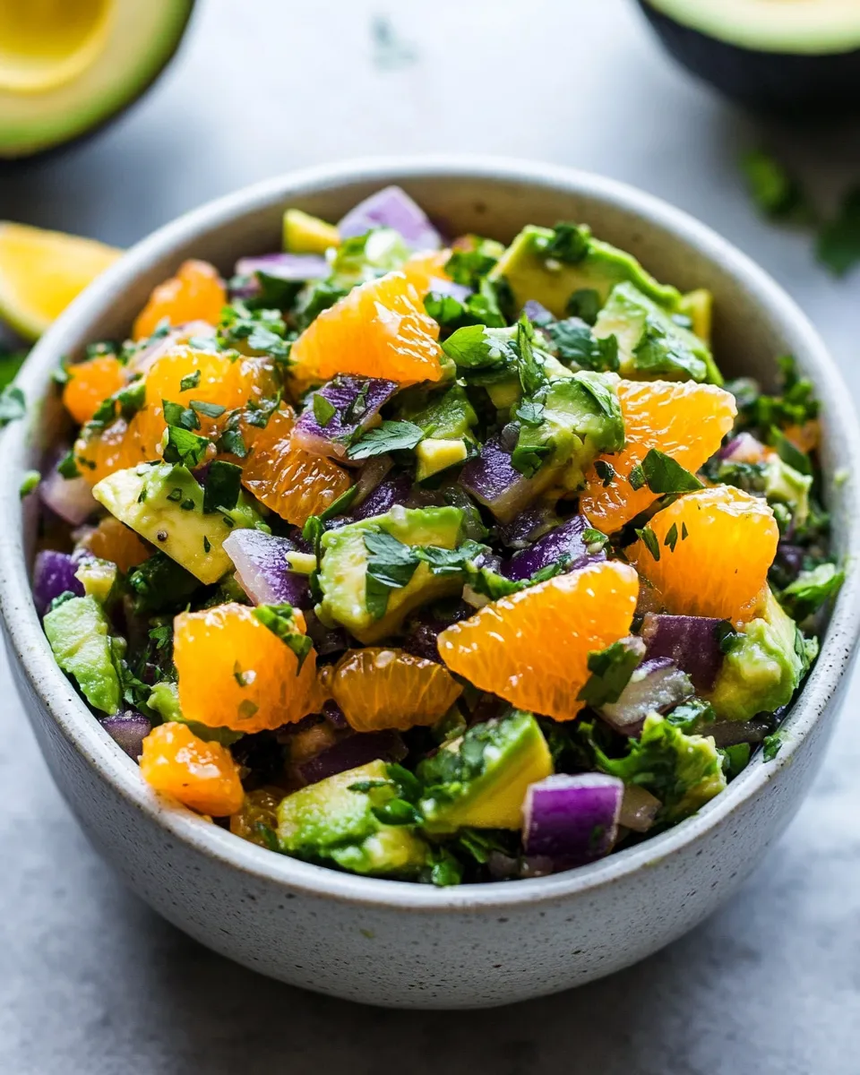 Delicious Avocado Orange Salsa image