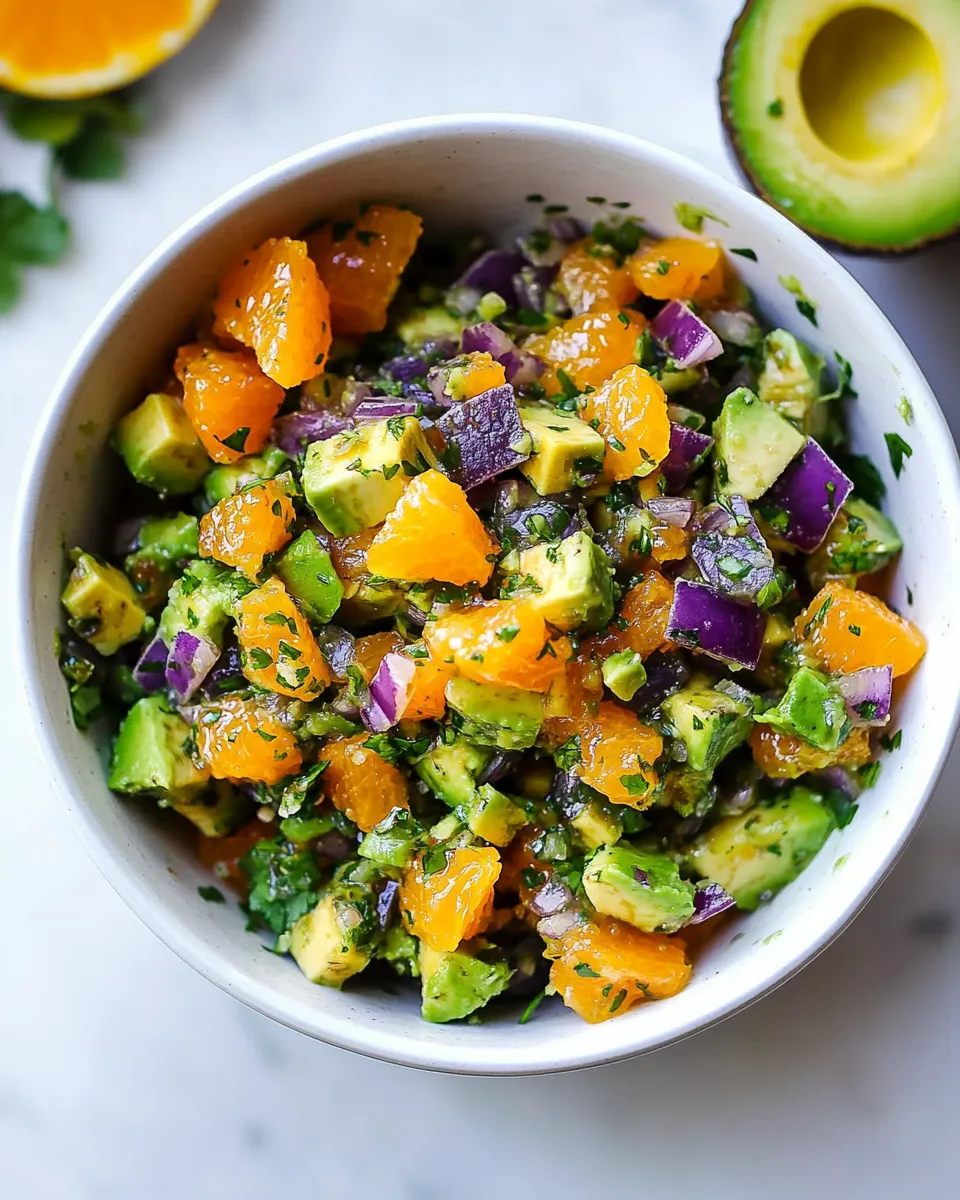 Fresh Avocado Orange Salsa recipe photo