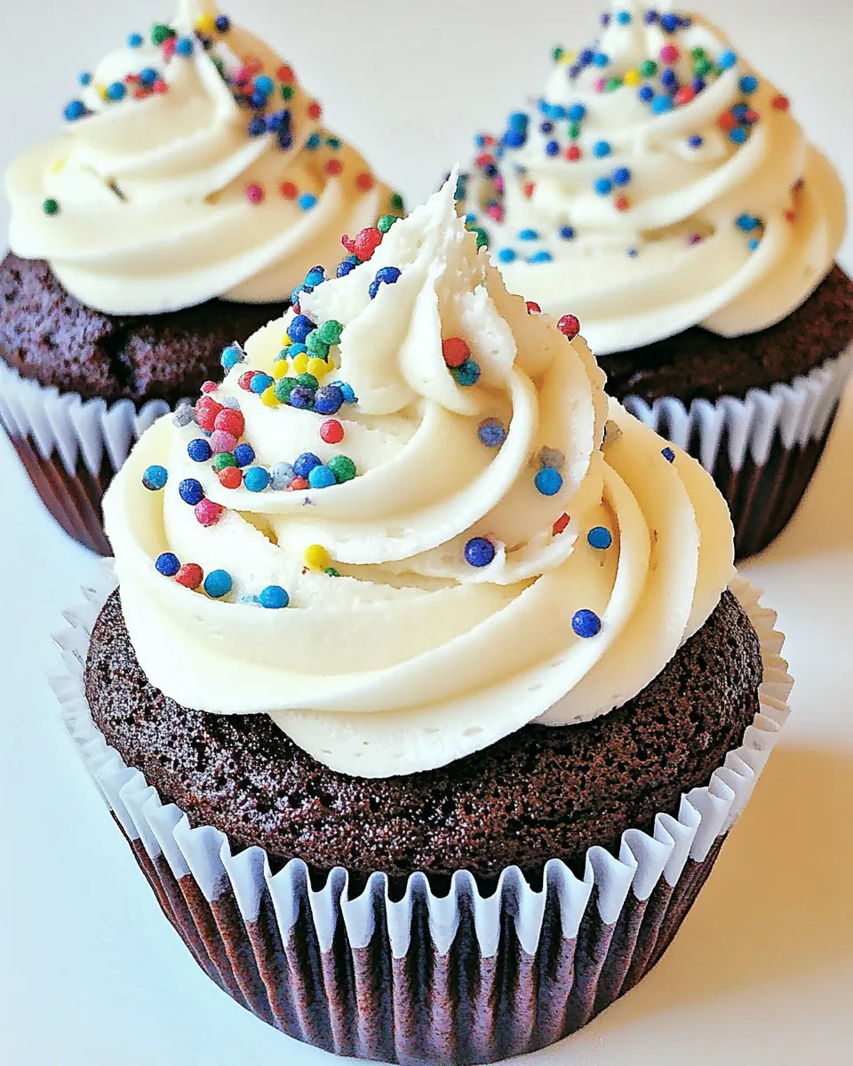 Homemade BEST Chocolate Cupcakes & Buttercream Frosting EVER photo