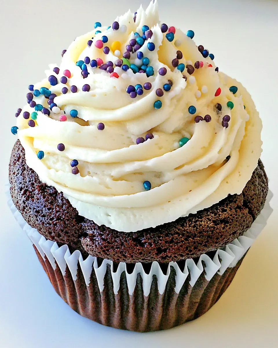 Easy BEST Chocolate Cupcakes & Buttercream Frosting EVER recipe photo