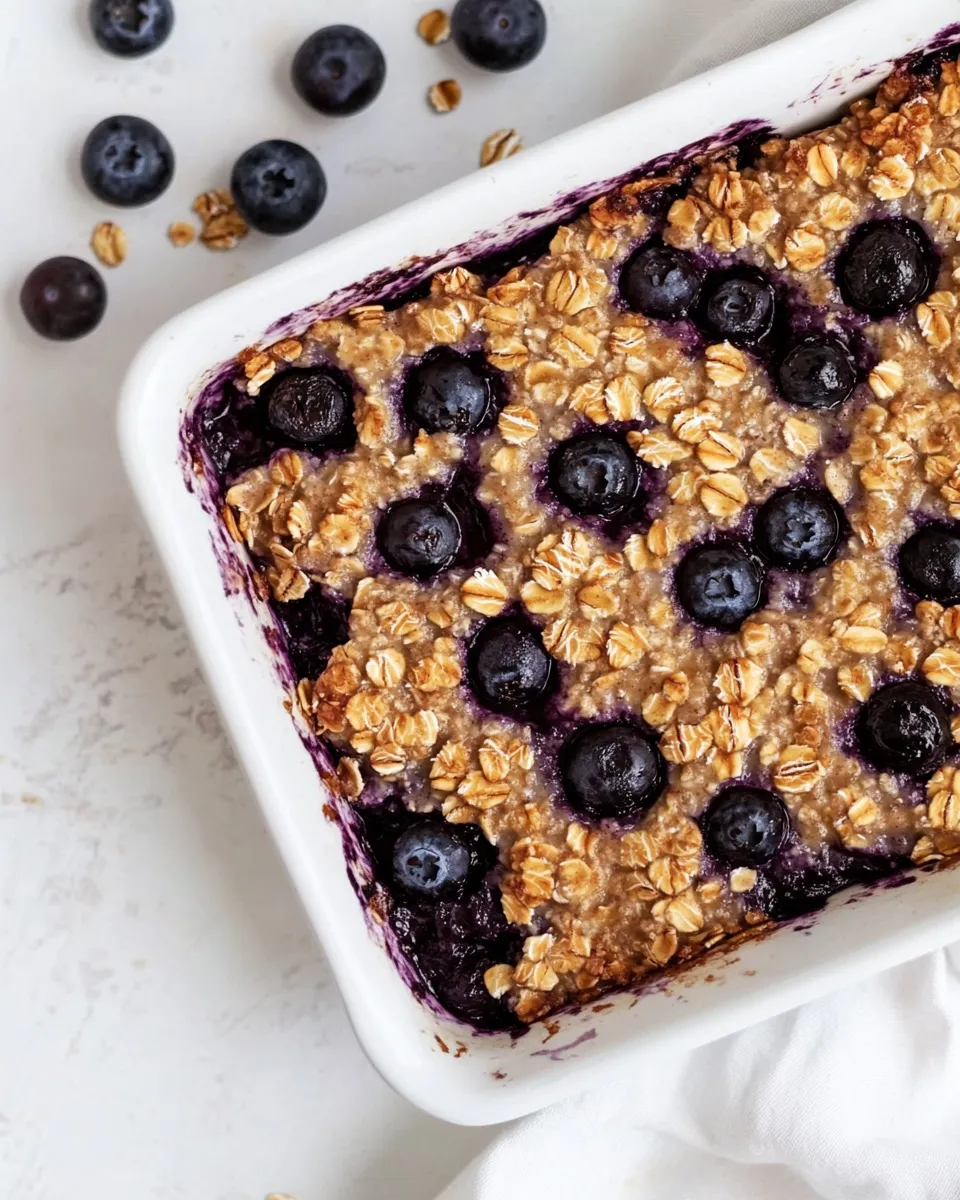 Classic Baked Blueberry Oatmeal image