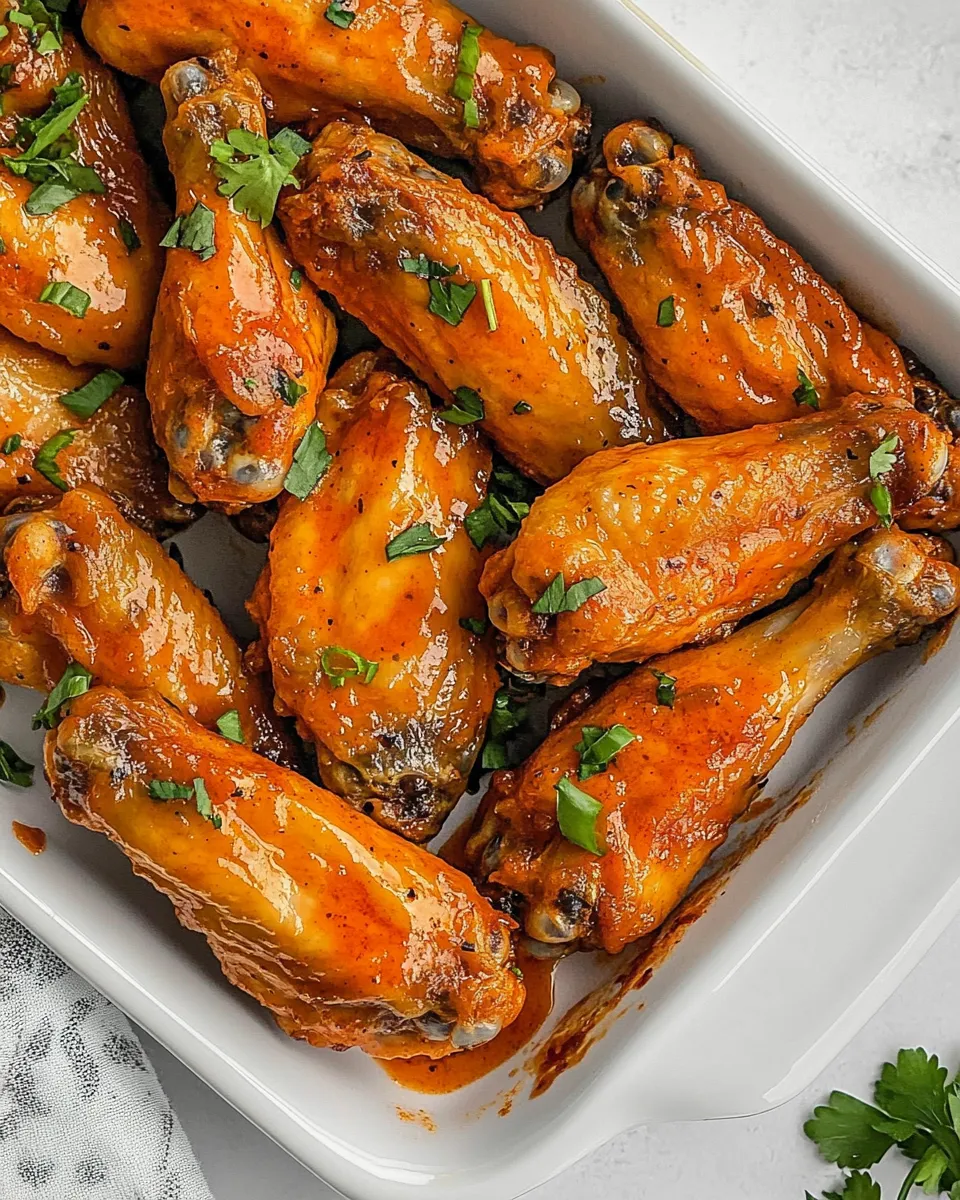 Classic Baked Buffalo Chicken Wings dish photo