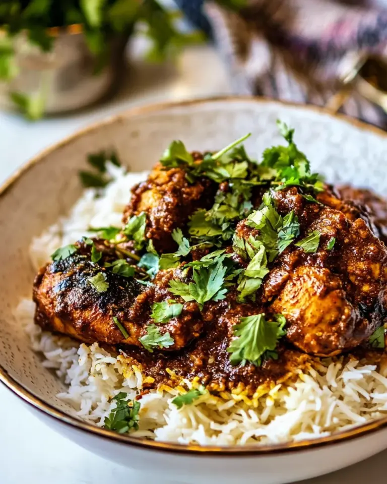 Sweet Baked Coconut Chicken Tikka Masala. recipe image