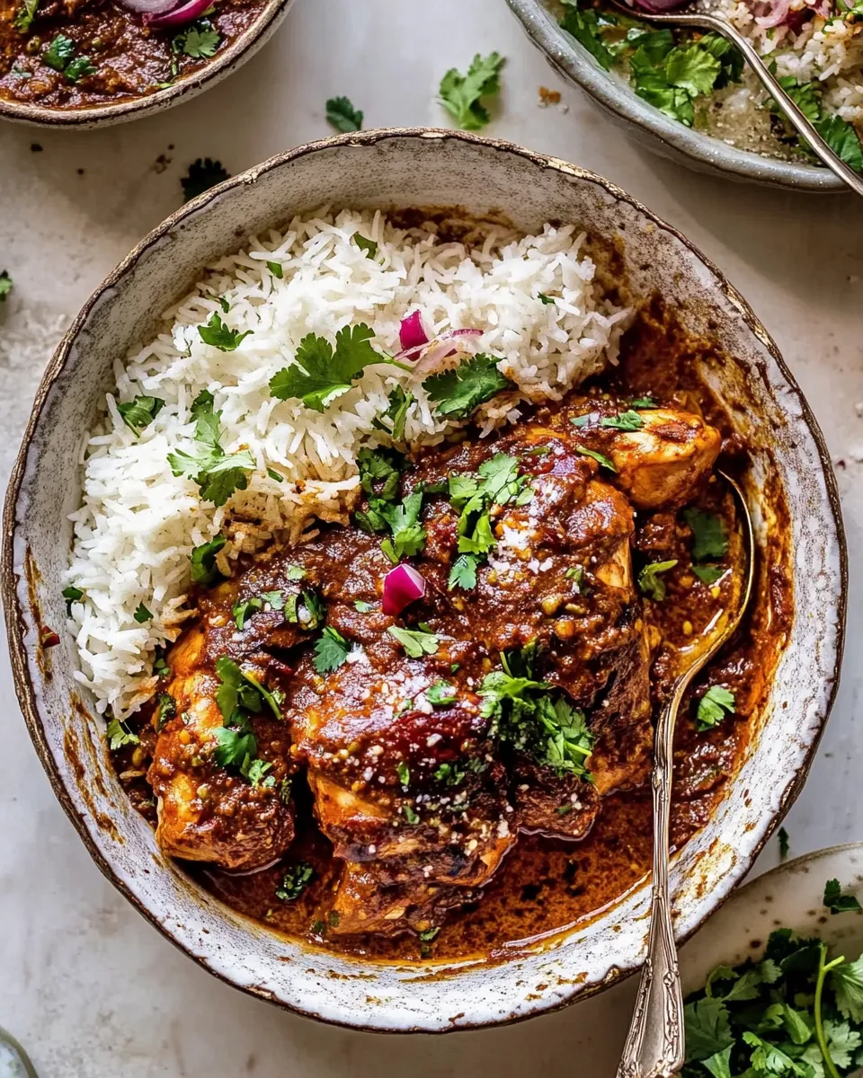 Quick Baked Coconut Chicken Tikka Masala. dish image