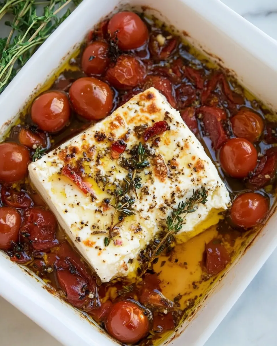 Homemade Baked Feta Cheese recipe photo