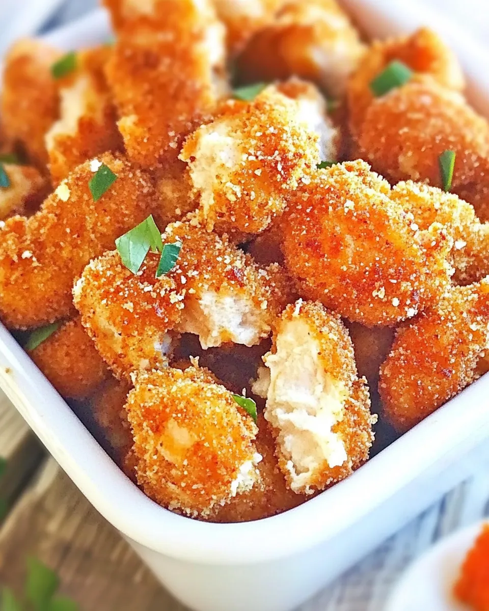 Homemade Baked Popcorn Chicken photo