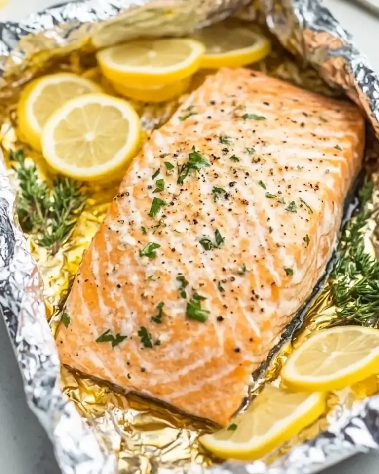 Easy Baked Salmon In Foil photo