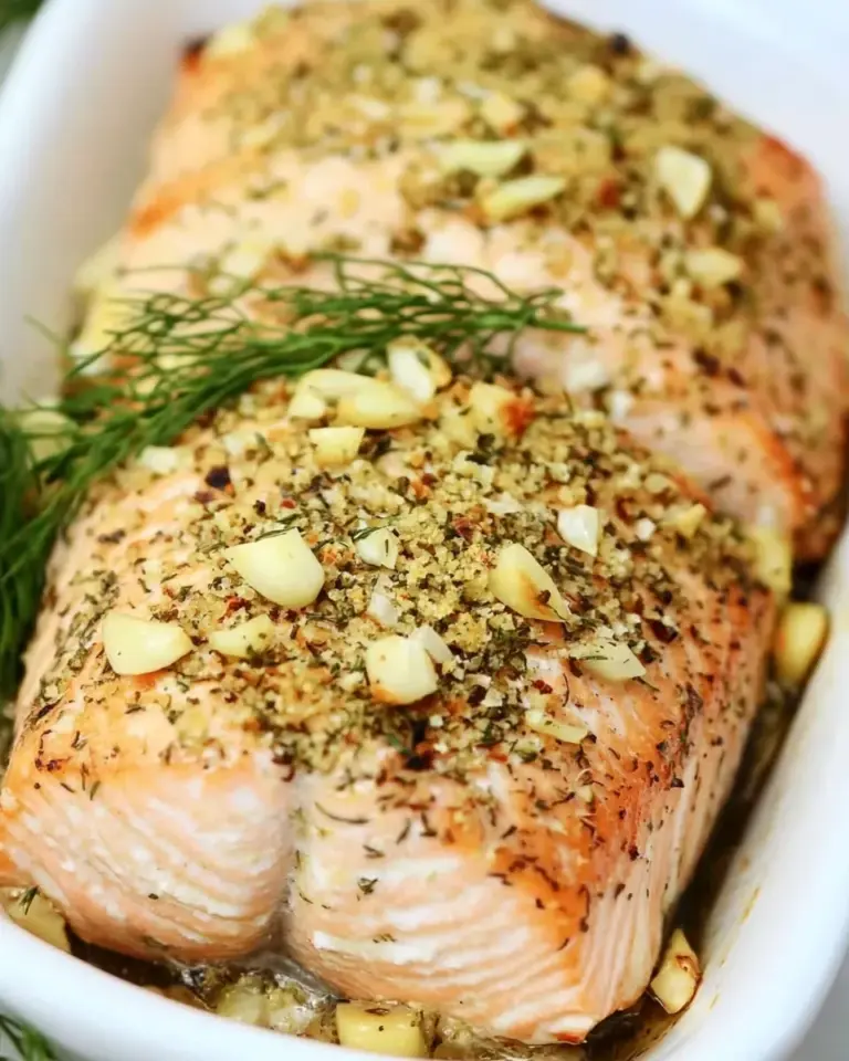 Easy Baked Salmon with Dill and Garlic photo