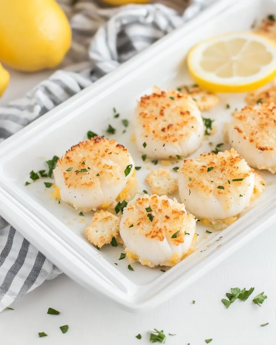 Best Baked Scallops with Ritz Crackers recipe photo