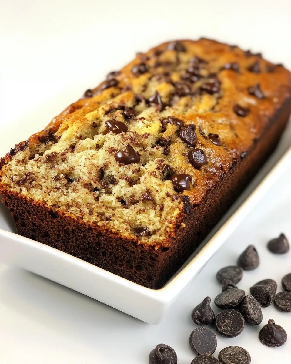 Classic Banana Chocolate Chip Bread image
