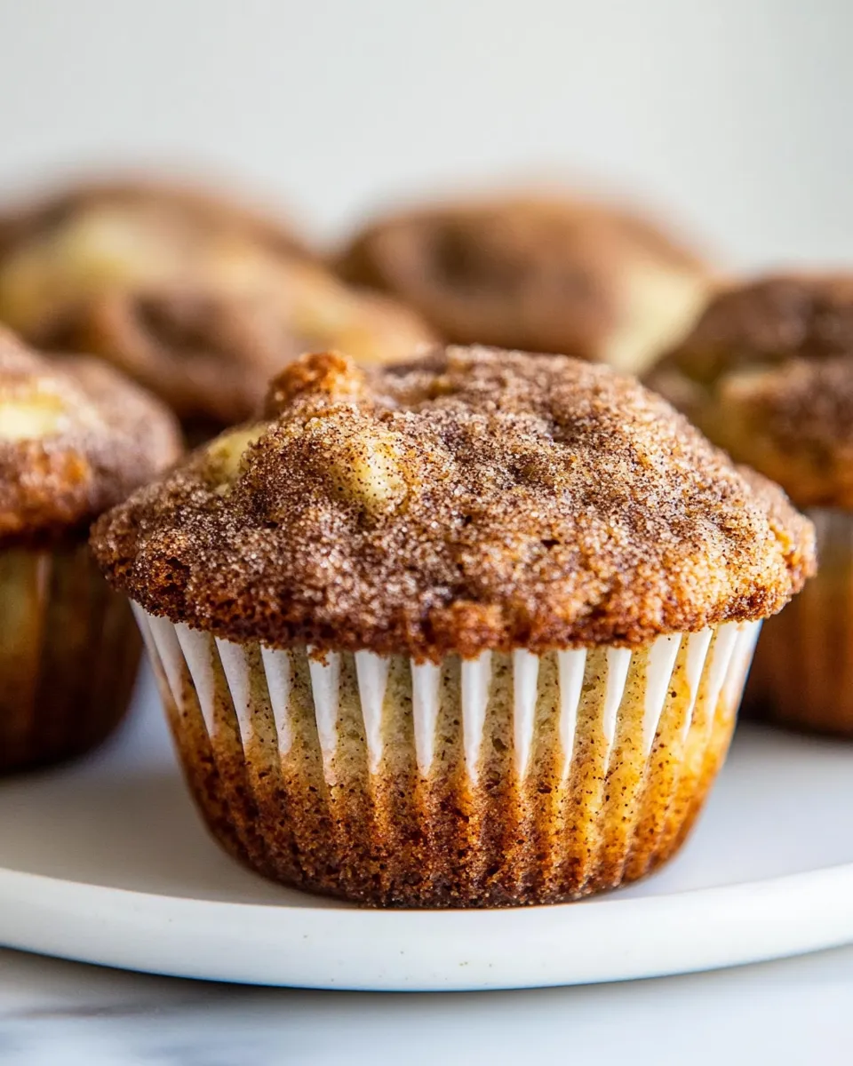 Delicious Banana Cinnamon Muffins shot