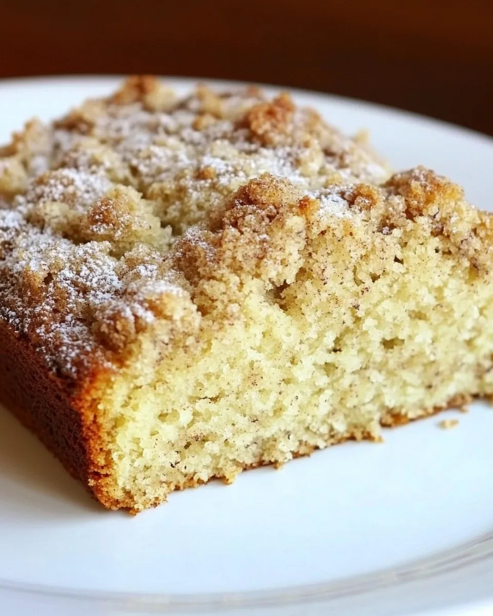 Easy Banana Coffee Cake with Streusel Topping recipe photo