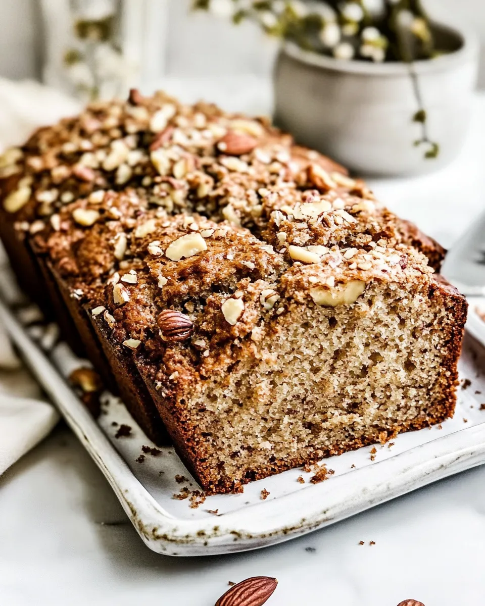 Delicious Banana Nut Bread shot