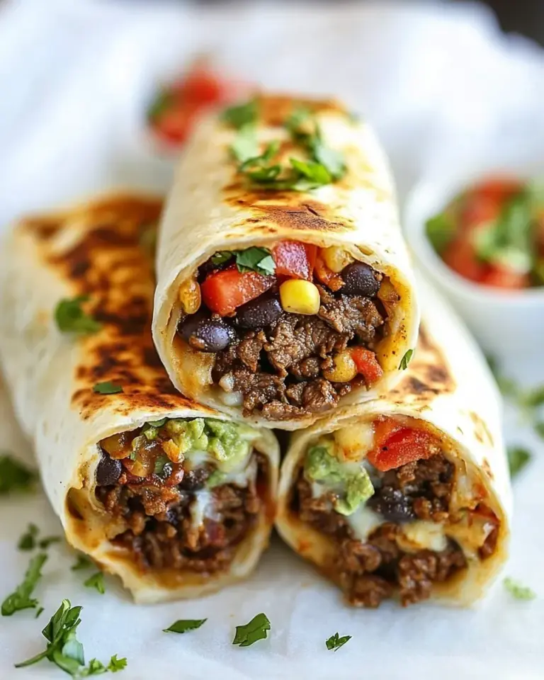 Homemade Beef Burrito Recipe photo