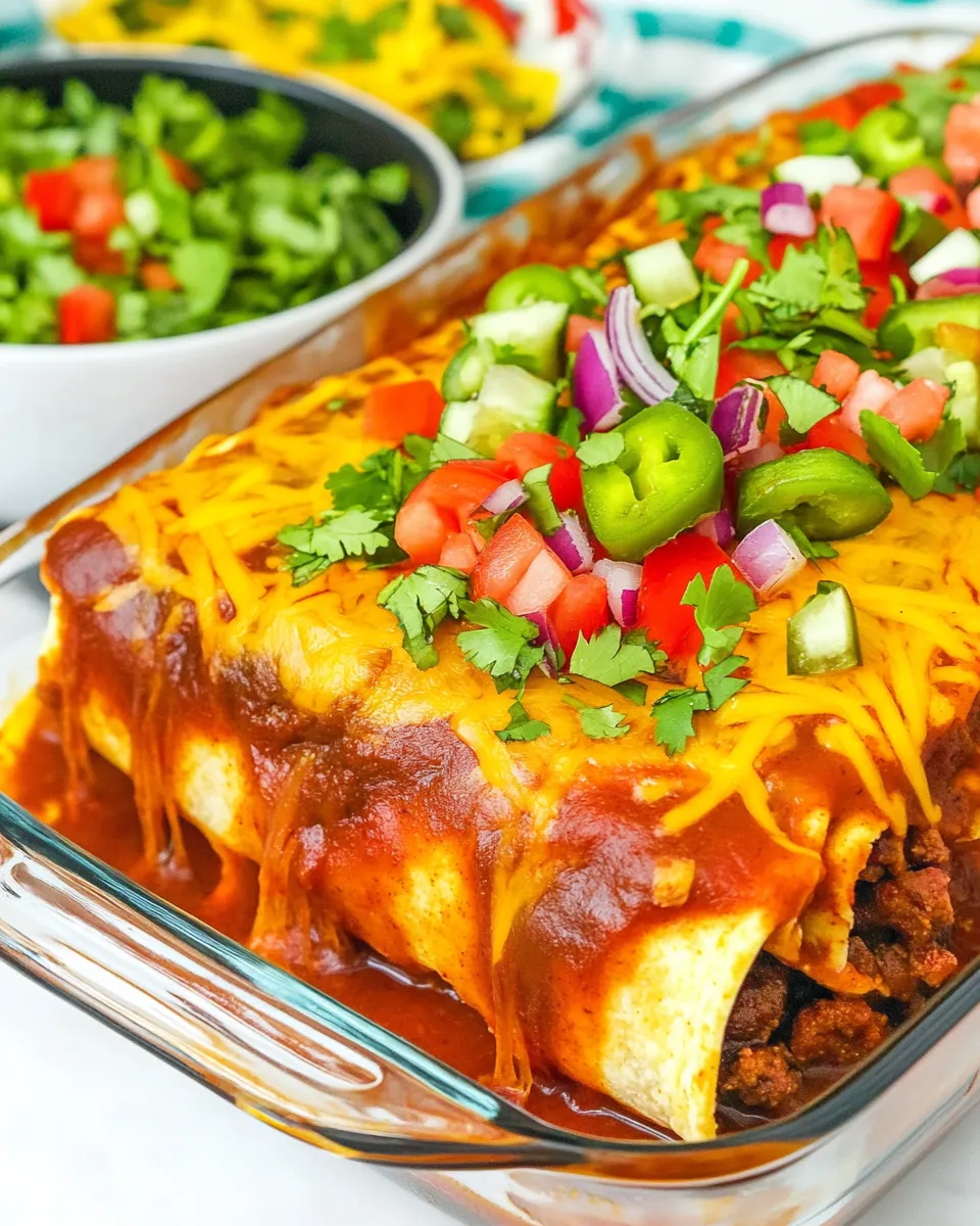 Easy Beef Enchilada Bubble Up recipe photo