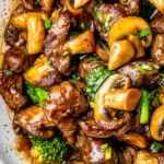 Homemade Beef Mushroom Stir Fry photo