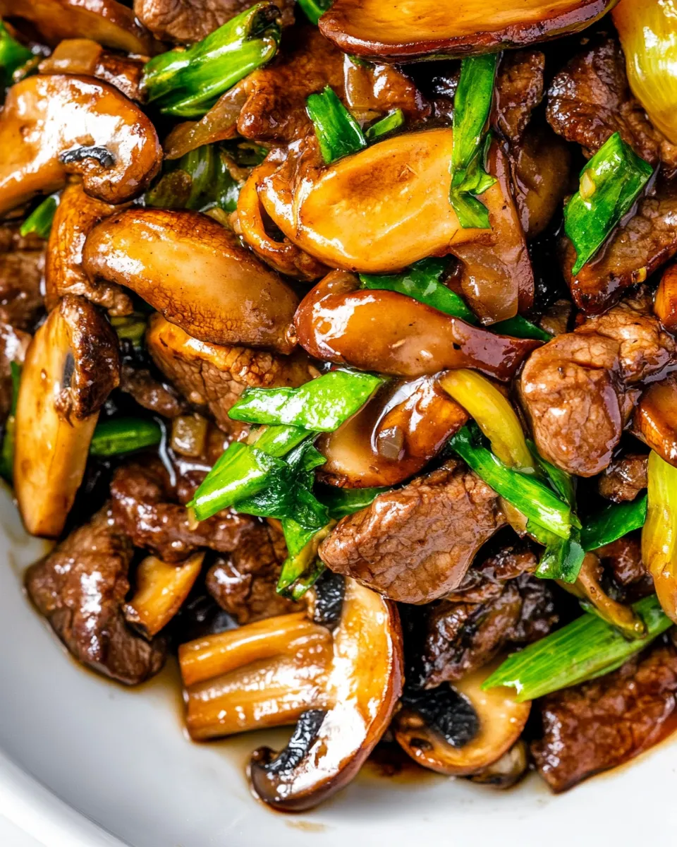 Classic Beef Mushroom Stir Fry image