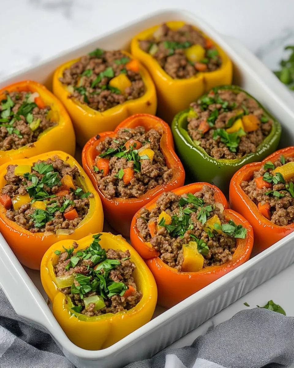Classic Beef Stuffed Peppers image