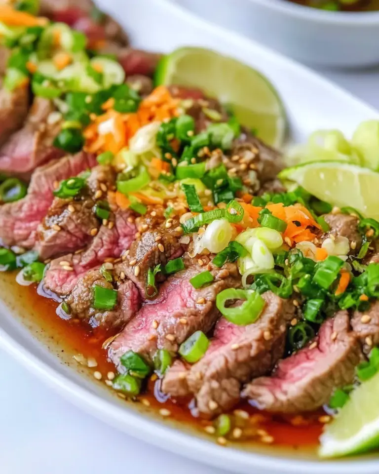 Homemade Beef Tataki photo
