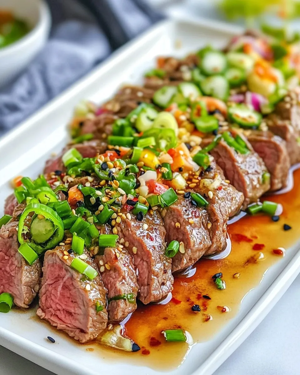Easy Beef Tataki recipe photo